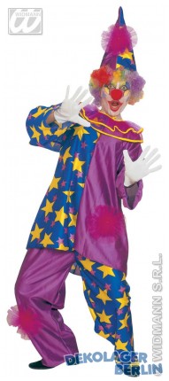 Star Clown Kostüm für Clowns