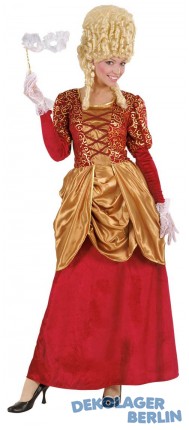 Damen Barock bzw. Rokoko Marquise Kostüm in rot