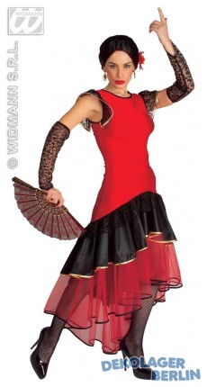 Damen Flamenco Kostüm