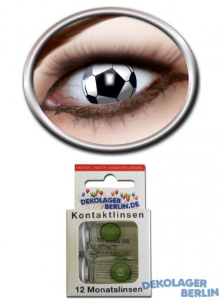Farbige Kontaktlinsen Fussball