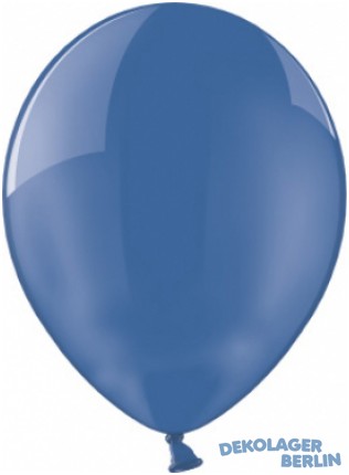 Luftballons Ballons Kristall blau glänzend