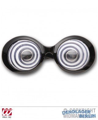 Spiralbrille Brille für den Nerd oder Wahnsinnigen