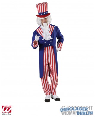 Kostüm Uncle Sam oder Onkel Sam USA mit Hut