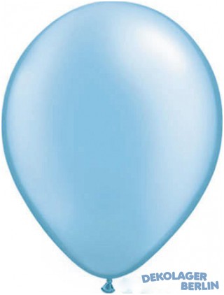 Luftballons Ballons in baby blau hellblau