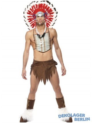 Original Village People Indianer Kostüm