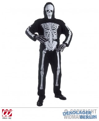 Halloween Kostüm Skelett Overall Anzug second suite