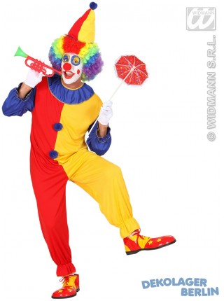 Clownskostüm Overall für den Clown als Kostüm