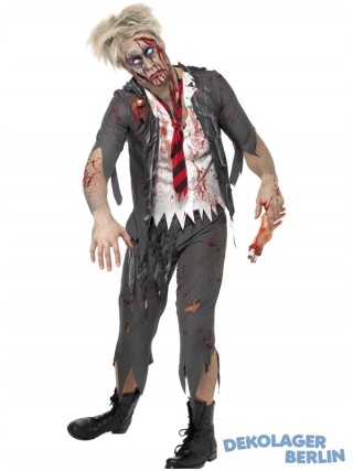High School Horror Zombie Schüler Kostüm