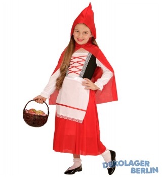 Rotkäppchenkostüm mit Cape für Kinder und Jugendliche