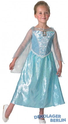 Original Elsa die Eiskönigin Kostüm für Kinder mit Musik und Licht