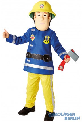 Original Fireman Sam Feuerwehr Kinderkostüm