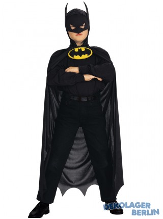 Original Batman Maske und Umhang als Kinderkostüm