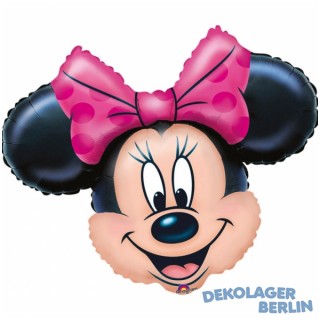 Folienballon Minnie Mouse Gesicht 71cm