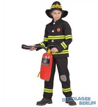 Kostüm Feuerwehr für Jungen und Mädchen bzw. Kinder und Jugendliche