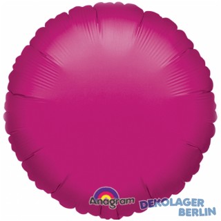 Folienballon rund in verschiedenen Farben 43cm
