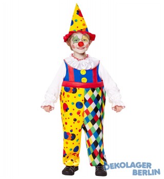 Kinderkostüm Clown oder Clownskostüm für kleine Jungen