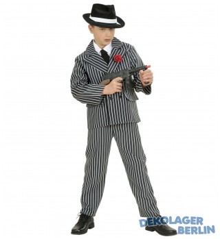 Kinderkostüm Gangster Anzug im Stil der 20er Jahre
