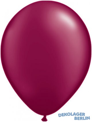 Luftballons burgund metallic 30 cm 12