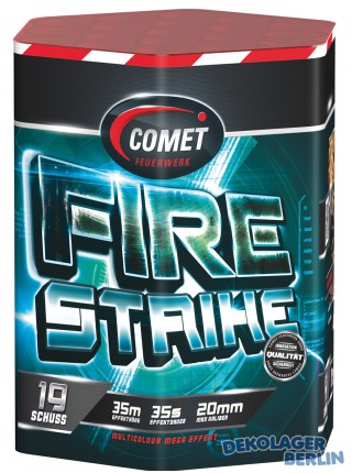 Silvester Feuerwerk Batterie Fire Strike / Out of the dark von Comet