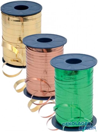 Ringelband metallic 225 m x 5 mm in verschiedenen Farben