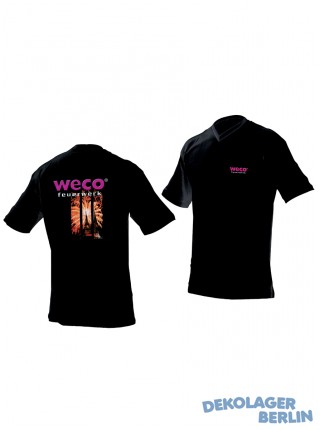 Fan T-Shirt schwarz Weco Feuerwerk