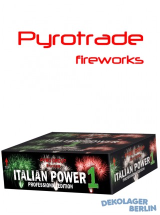 Silvester Feuerwerk Italien Power 1 Verbund von Pyrotrade