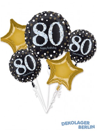 Ballon Bouquet zum 80. Geburtstag