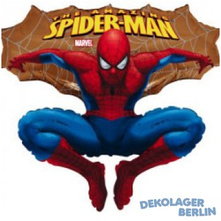 Folienballon Spiderman in gold 75cm