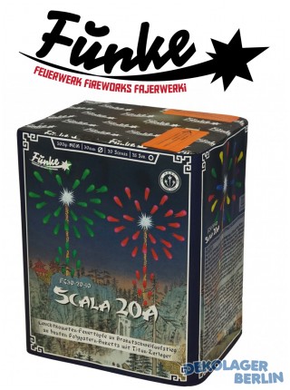 Silvester Feuerwerk Batterie Scala 20 A von Funke