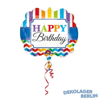 Folienballon Happy Birthday als Riesenballon