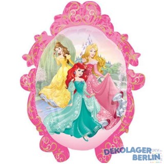 Folienballon Disney Prinzessinnen im Spiegel