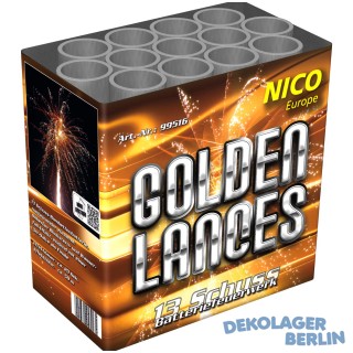 Nico Golden Lances Feuerwerk Batterie - 13 Schüsser