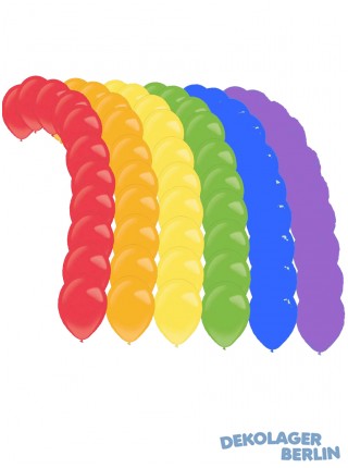 Grosse Luftballons Ballons Regenbogen 30cm