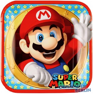 8 Party Teller 23 cm Super Mario