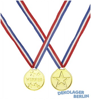 Medaille für den Gewinner als Pokal