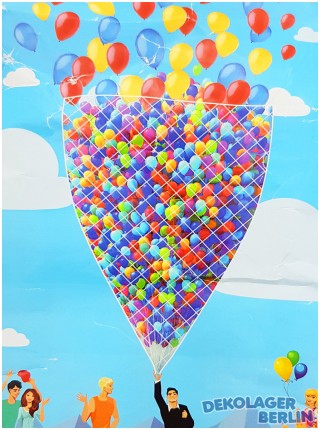 Ballon Netz für bis zu 1000 Luftballons