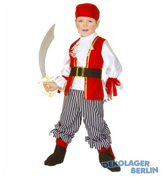 Kinderkostüm kleiner Pirat für Kinder