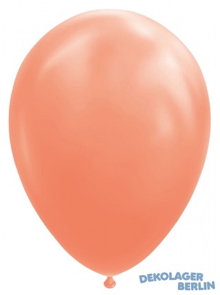 Luftballons Pfirsich metallic 30 cm 12