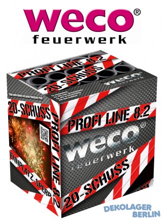 Silvester Feuerwerk Batterie Profi Line 8.2 von Weco