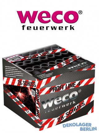 Silvester Feuerwerk Batterie Profi Line 4 von Weco