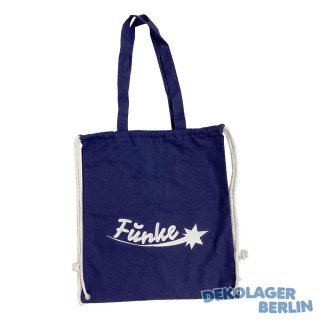 Funke Baumwolltasche mit gesticktem Logo Bag Shopper