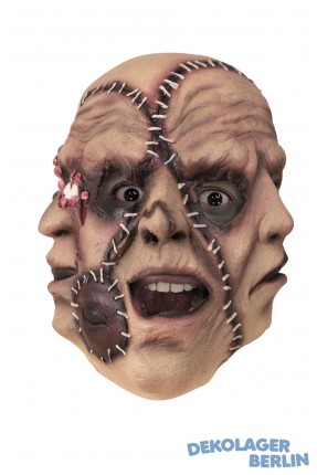 Halloween Horror Maske drei Gesichter Monster