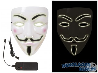 Leuchtende Purge Maske Anonymous
