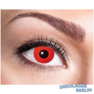 Farbige Dioptrien Kontaktlinsen red devil