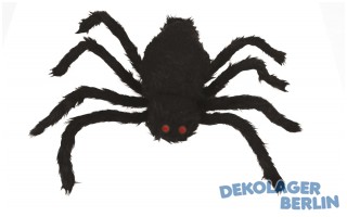 Halloween Deko animierte Spinne 60 cm