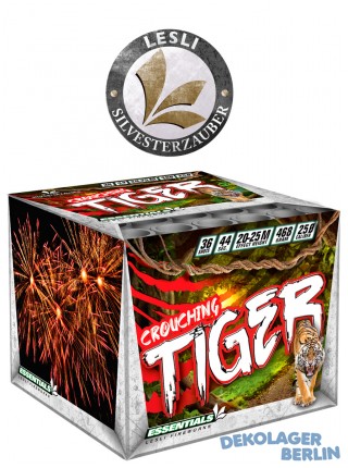 Silvester Feuerwerk Lesli Crouching Tiger Batterie