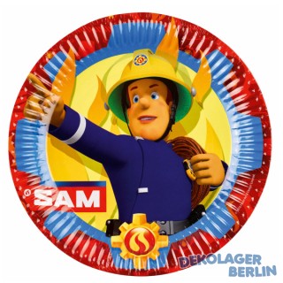 8 Party Teller 23 cm Fireman Sam