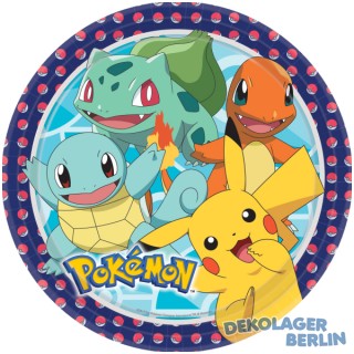 8 Pokémon Party Teller 23 cm Pokemon