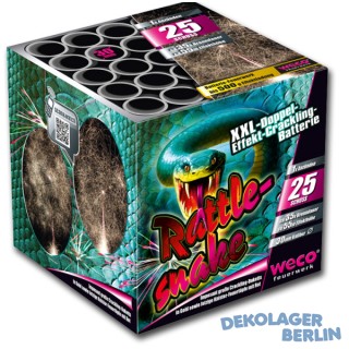 Silvester Feuerwerk Batterie Rattlesnake von Weco