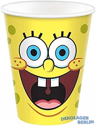 8 Spongebob Becher 250 ml